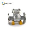 JKTLPC107 air compressor forged steel flow control check valve fitting